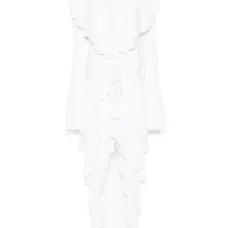 Платье асимметричного кроя с длинными рукавами Платье асимметричного кроя с длинными рукавами