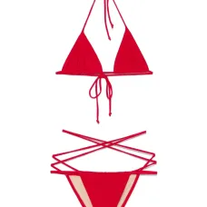 Бикини с перекрестными бретелями