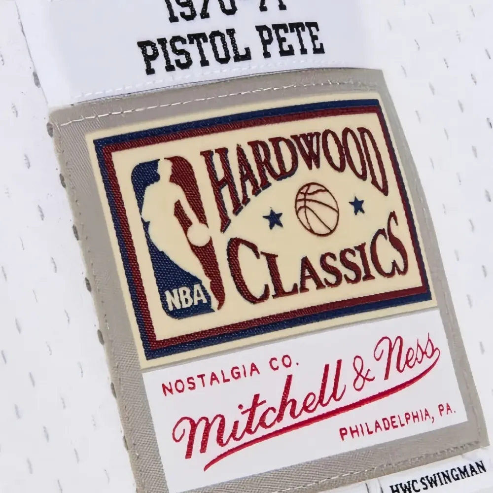 Топ 1970/71 Hardwood Classics Pete Maravich Atlanta Hawks из джерси Топ 1970/71 Hardwood Classics Pete Maravich Atlanta Hawks из джерси