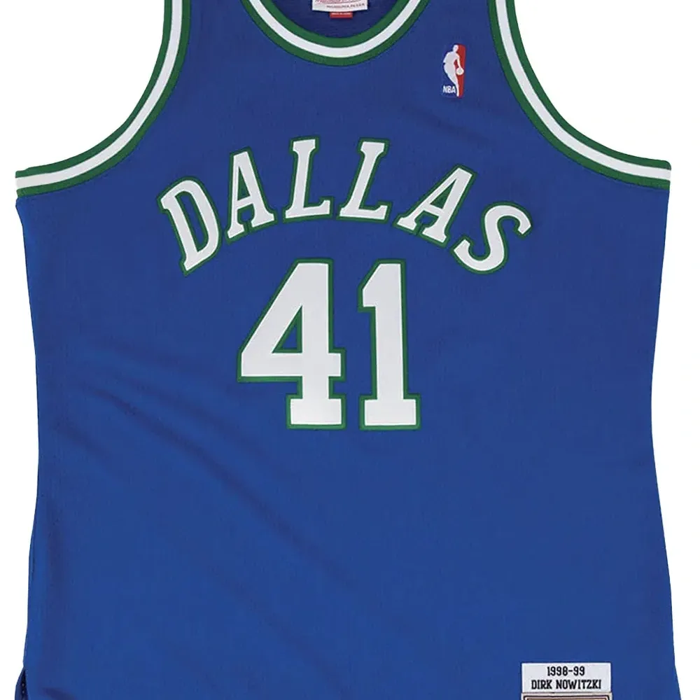 Топ NBA Authentic Dallas Mavericks 98 Dirk Nowitzki