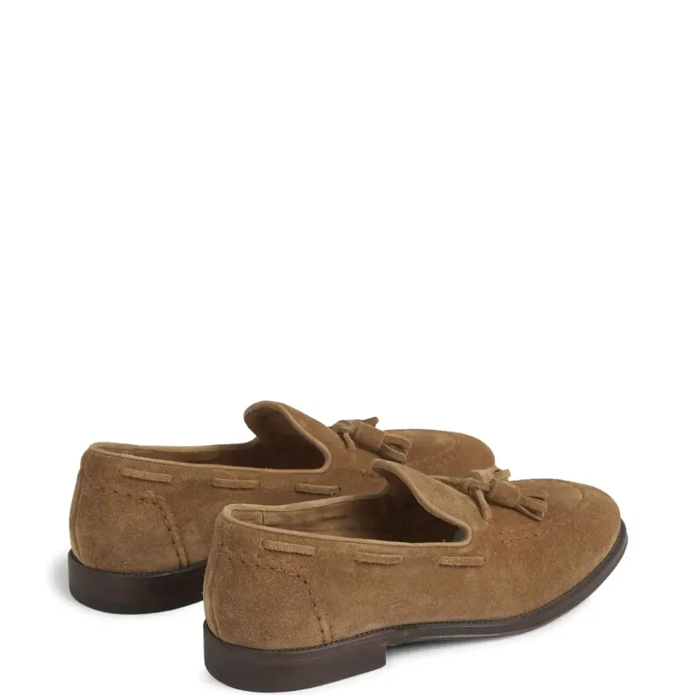 Замшевые лоферы