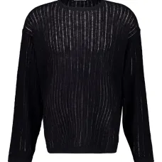 Свитер ажурной вязки