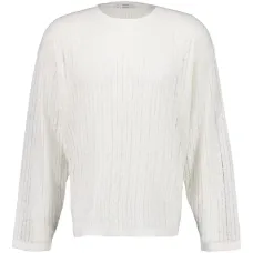 Свитер ажурной вязки