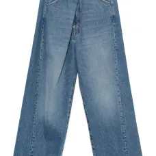 Джинсы с подворотами