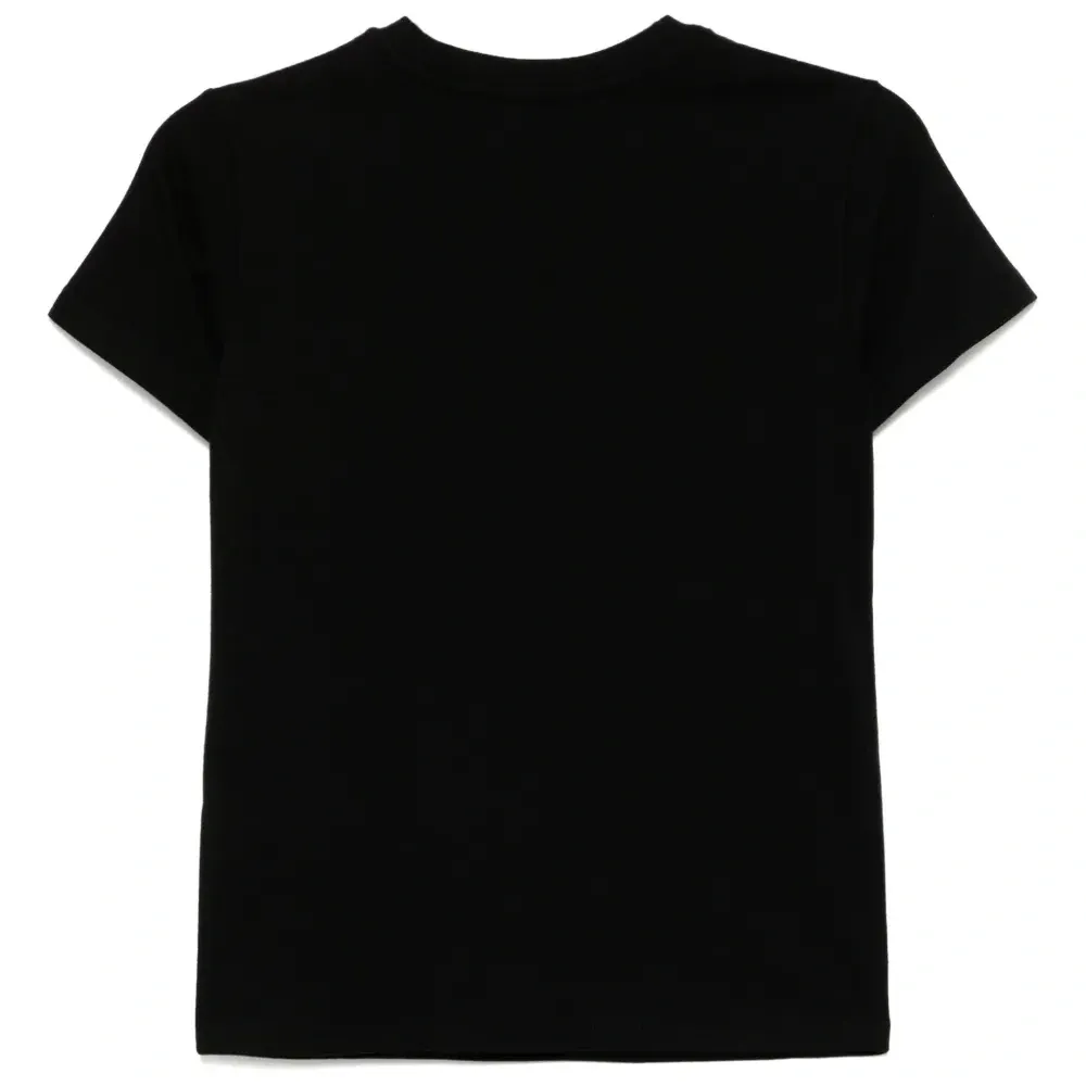 Футболка с декоративным жемчугом