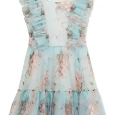 Платье с оборками