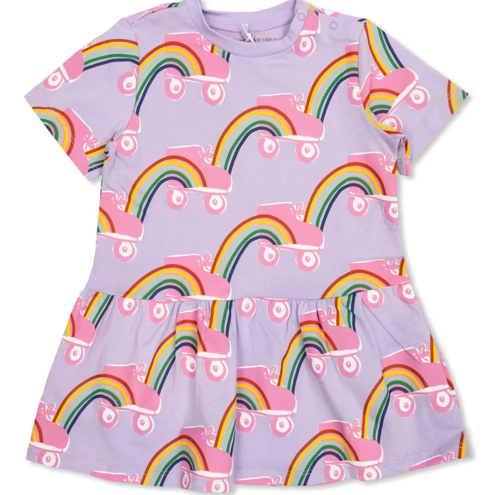 Платье Rollerskate с принтом Rainbow