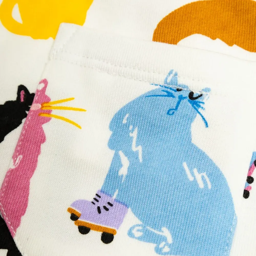 Комплект из топа и шортов с принтом Комплект из топа и шортов с принтом