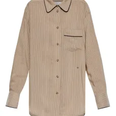 Пижамная рубашка в полоску Пижамная рубашка в полоску