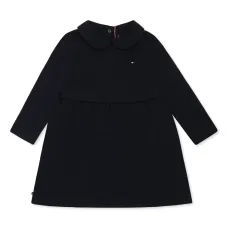 Платье с закругленным воротником