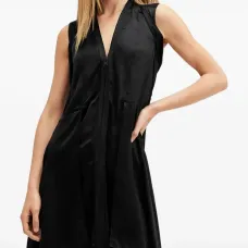 Платье мини Jayda на молнии с V-образным вырезом