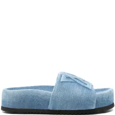 Шлепанцы из денима