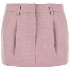 Юбка мини со складками