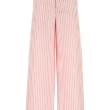 Брюки палаццо в полоску