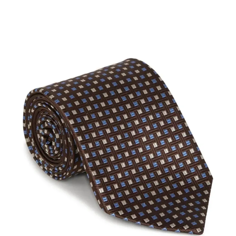 жаккардовый галстук с узором