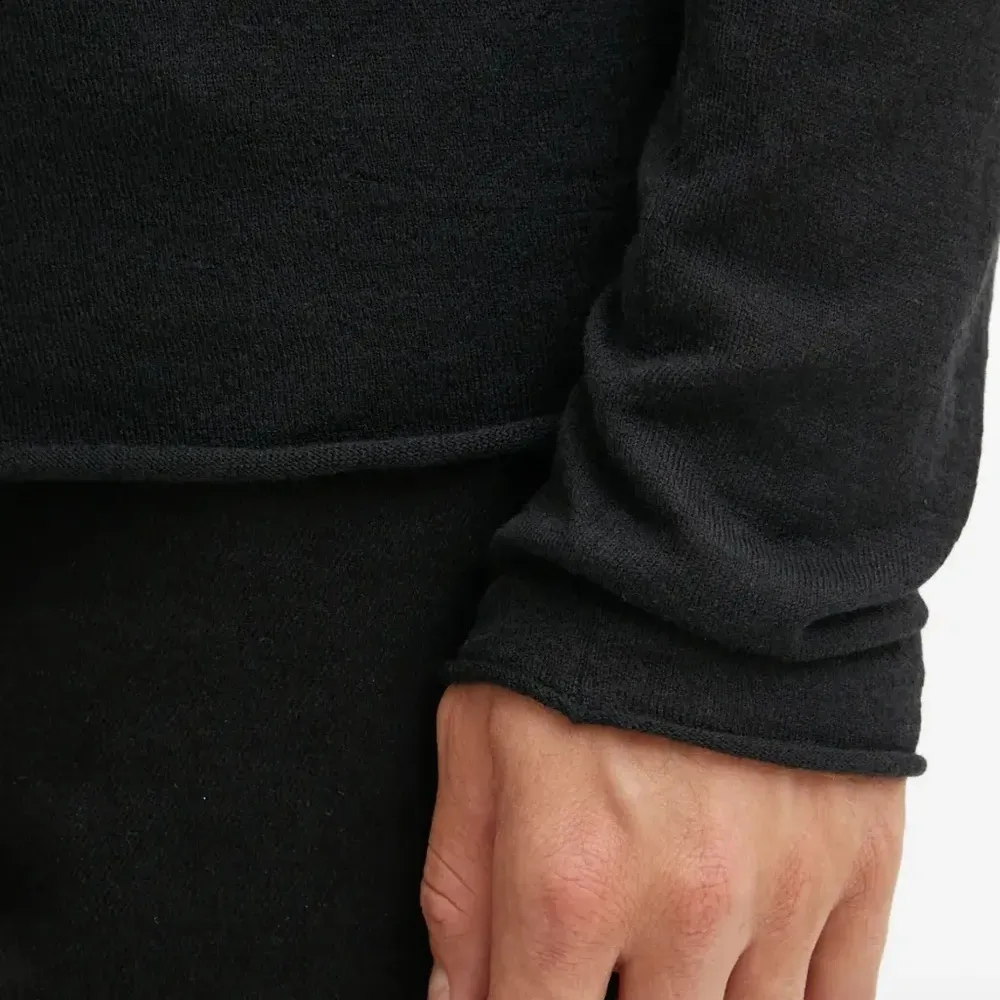 Джемпер с необработанными краями