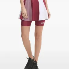 Юбка-шорты с панелями и принтом логотипа