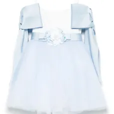 Платье с цветочной аппликацией