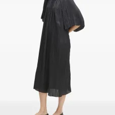 Платье миди с плиссированным подолом Платье миди с плиссированным подолом