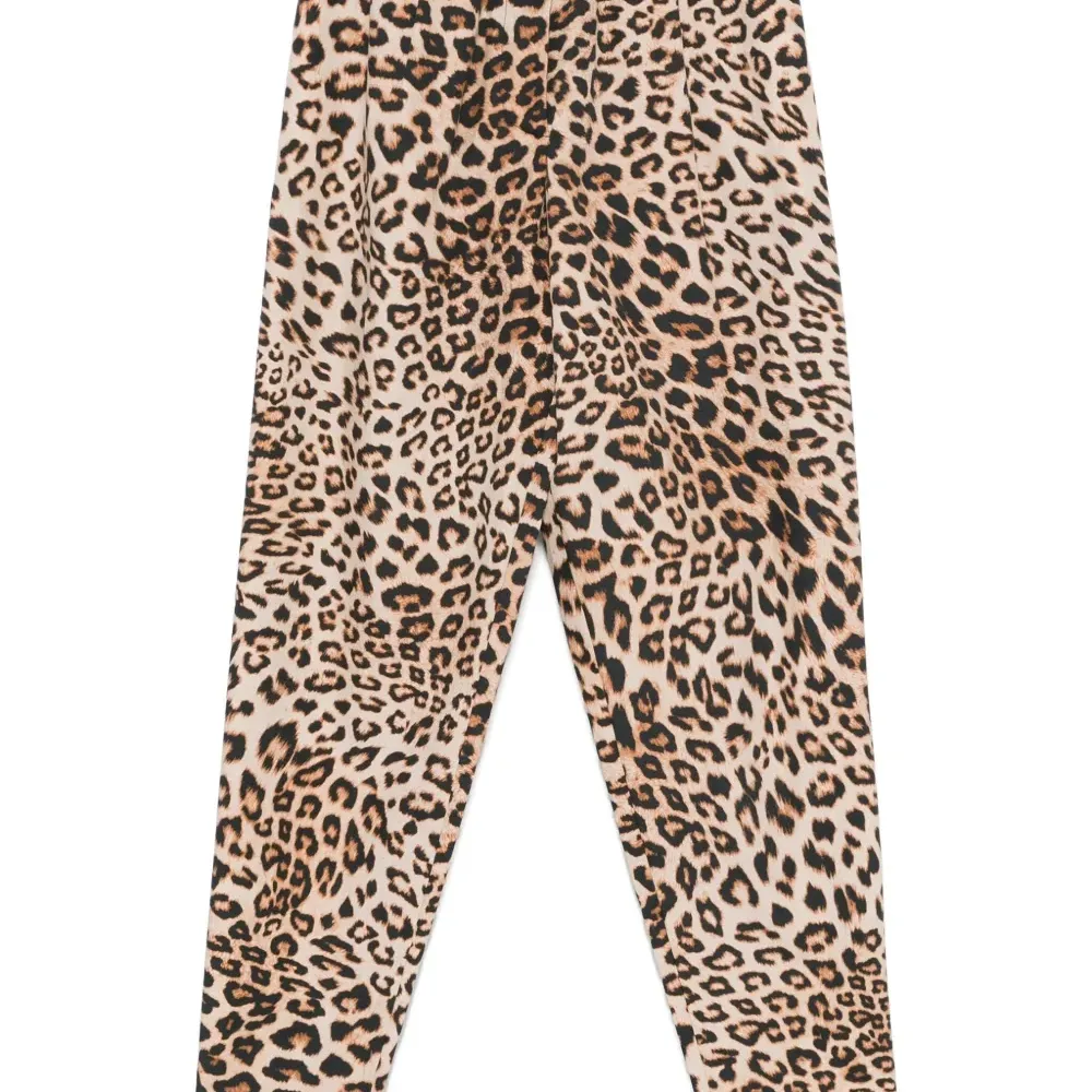 Брюки с леопардовым принтом