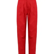 Прямые брюки со складками