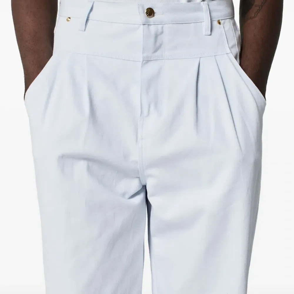 Брюки прямого кроя со складками Брюки прямого кроя со складками