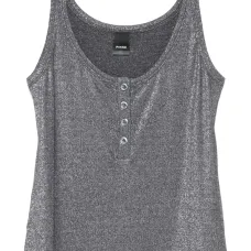 Трикотажный топ без рукавов