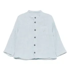 Рубашка с вышитым логотипом