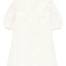 Платье с цветочной вышивкой