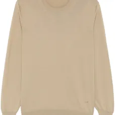 Свитер с круглым вырезом