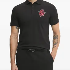 Рубашка поло с вышитым логотипом