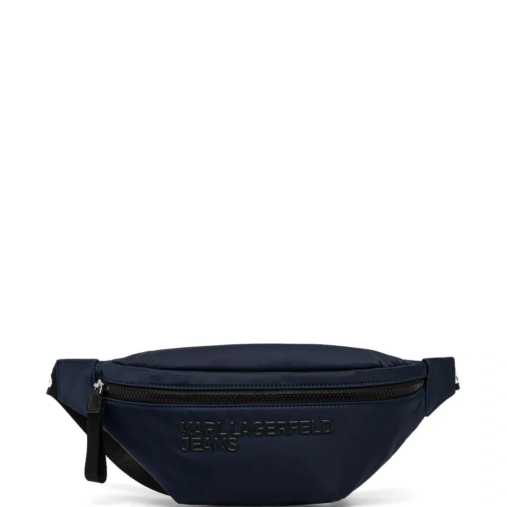 Поясная сумка с тисненым логотипом