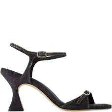 джинсовые босоножки с ремешком на пятке джинсовые босоножки с ремешком на пятке