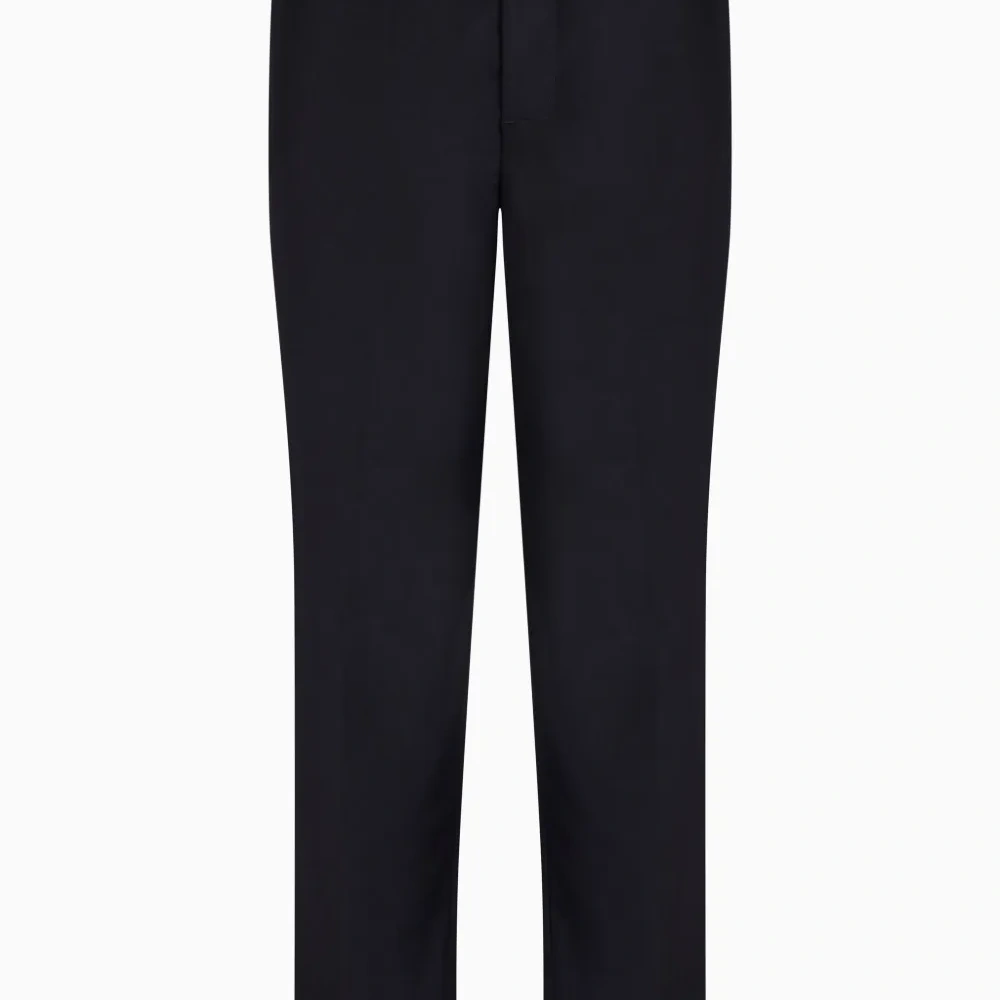 Прямые брюки со складками