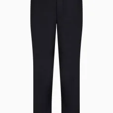 Прямые брюки со складками