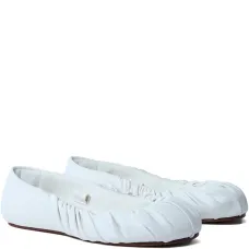 Балетки из искусственной кожи