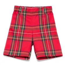 Шорты в клетку тартан