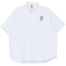 Полосатая рубашка AAPENOW с логотипом