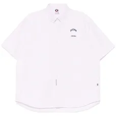 Полосатая рубашка AAPENOW с логотипом