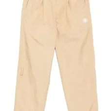 Брюки с нашивкой-логотипом