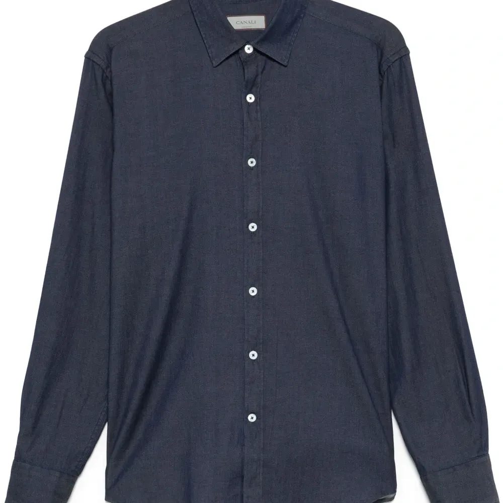 рубашка из ткани шамбре