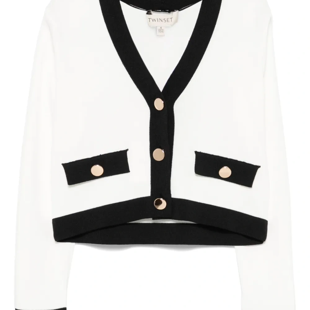 Жаккардовый кардиган Oval T