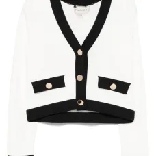 Жаккардовый кардиган Oval T