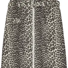 Юбка с леопардовым принтом