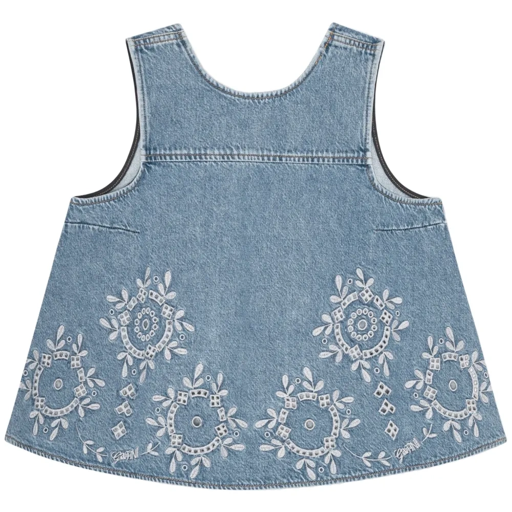 Джинсовый топ с открытой спиной Джинсовый топ с открытой спиной