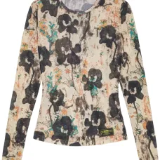 Топ с цветочным принтом