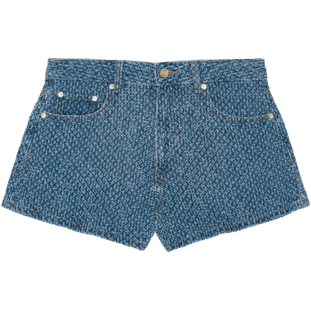 Шорты с нашивкой-логотипом