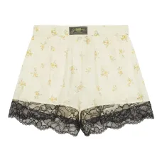 Шорты с цветочным принтом