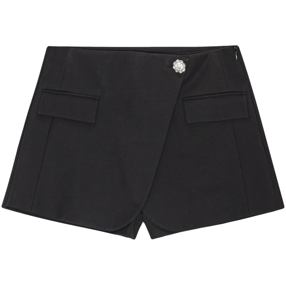 Шорты с драпировкой