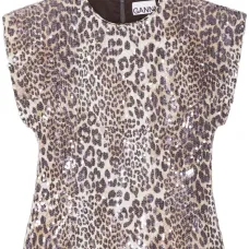 Блузка с леопардовым принтом